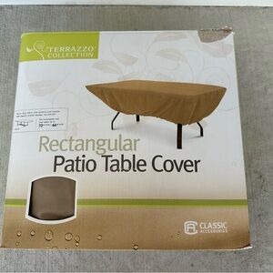 BNW Terrazzo Collection Rectangular Patio Table Cover